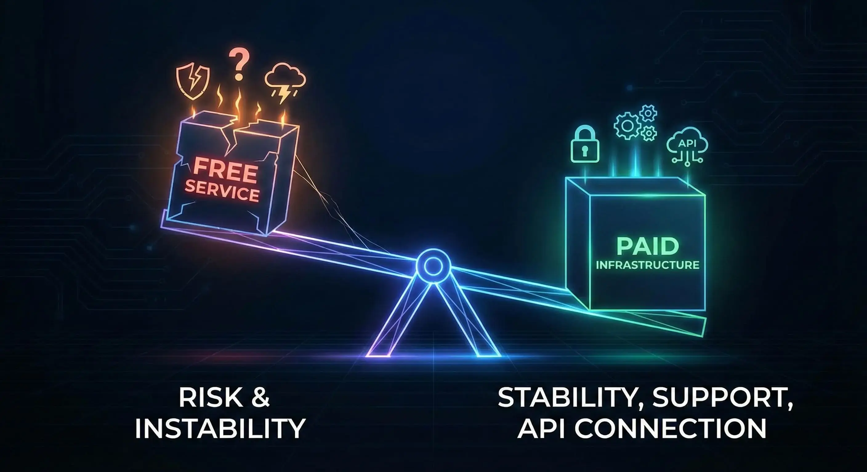 Risk balance vs infrastructure in SMM panels
